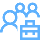 Icon of a management team